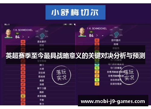 英超赛季至今最具战略意义的关键对决分析与预测 英超赛季至今最具战略意义的关键对决分析与预测