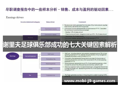 谢里夫足球俱乐部成功的七大关键因素解析